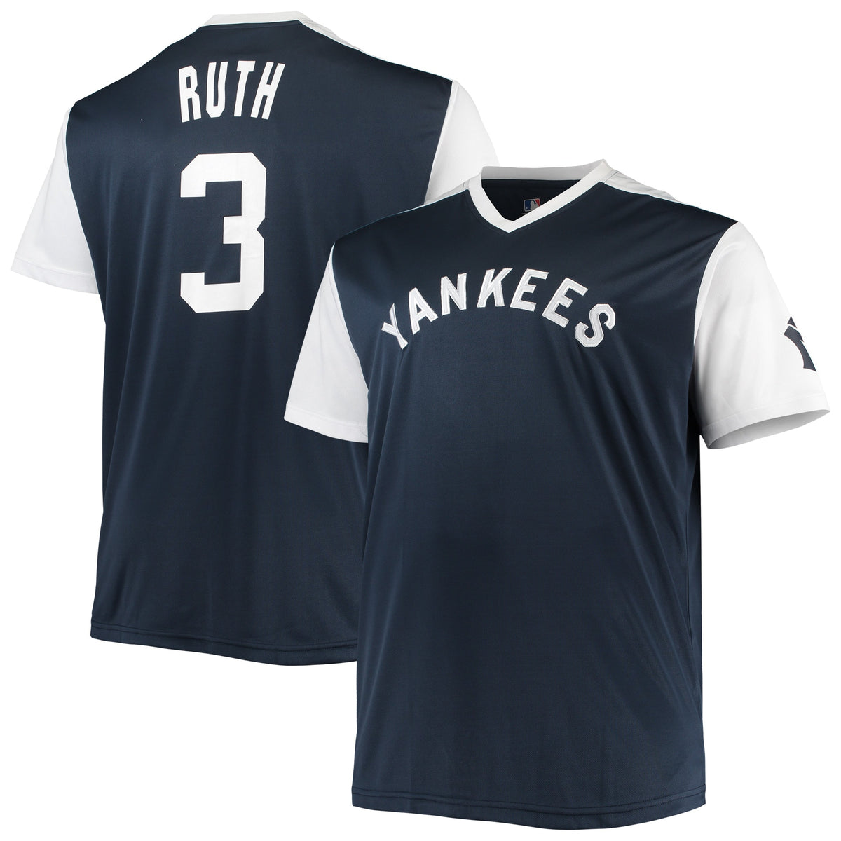 Babe Ruth New York Yankees Cooperstown Collection Replica Player Jersey Navy/White