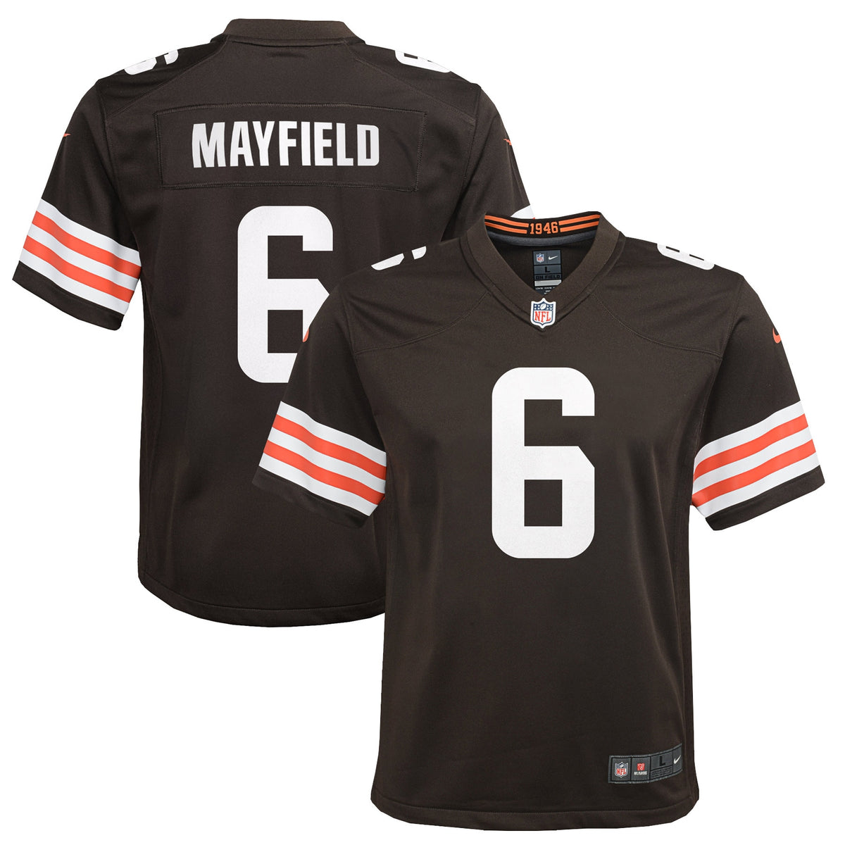 Baker Mayfield Cleveland Browns Nike Youth Game Player Jersey Brown