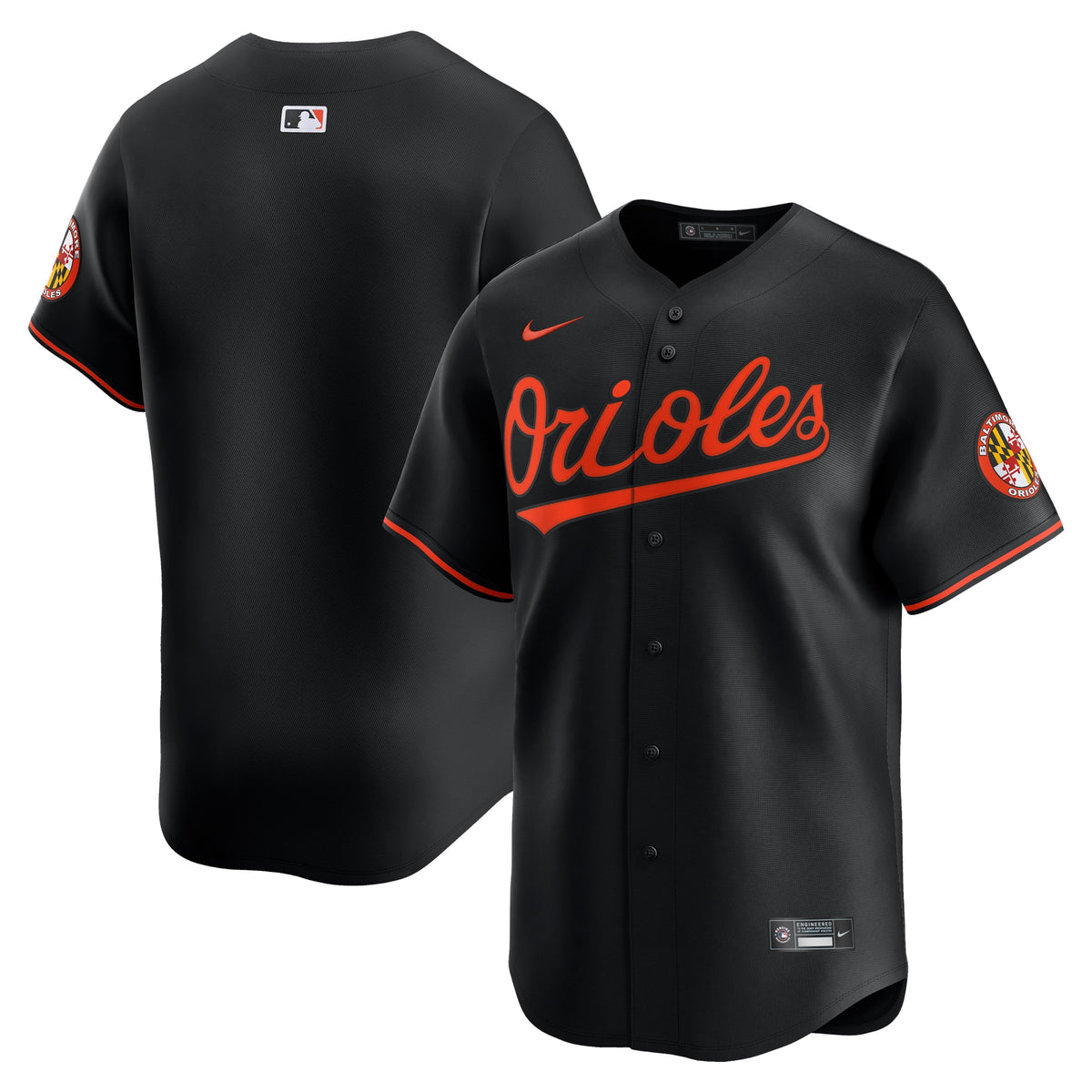 Baltimore Orioles Nike Alternate Limited Jersey Black