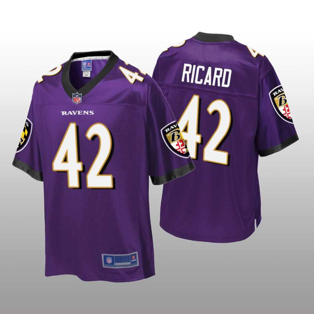 Baltimore Ravens #42 Purple Patrick Ricard Pro Line Jersey Youth