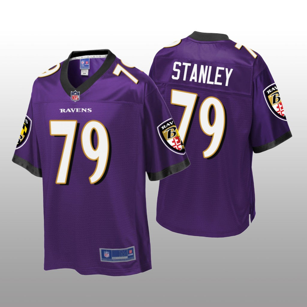 Baltimore Ravens #79 Purple Ronnie Stanley Pro Line Jersey Youth