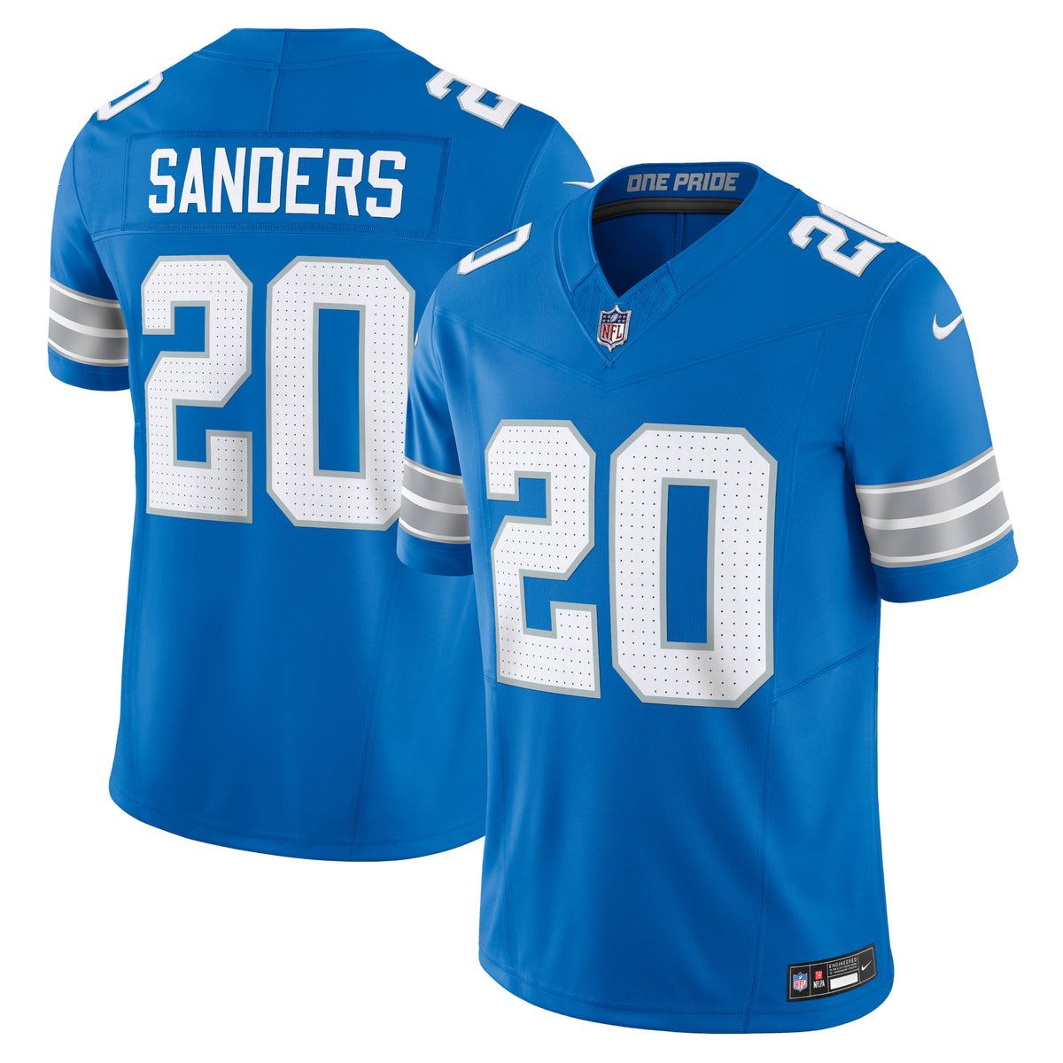 Barry Sanders Detroit Lions Nike Vapor F.U.S.E. Limited Jersey Blue