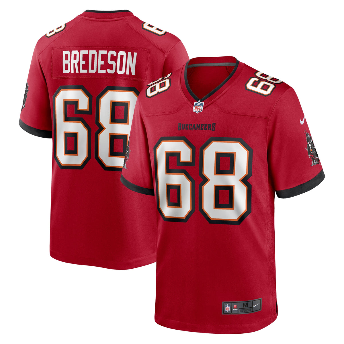 Ben Bredeson Tampa Bay Buccaneers Nike Game Jersey Red