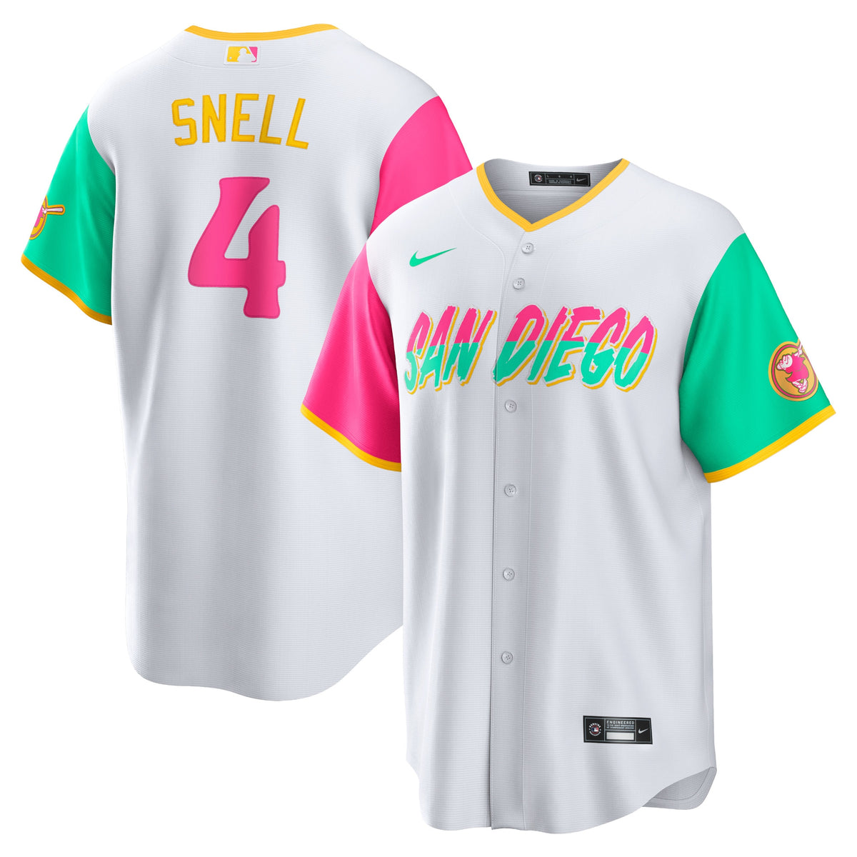 Blake Snell San Diego Padres Nike City Connect Replica Player Jersey White