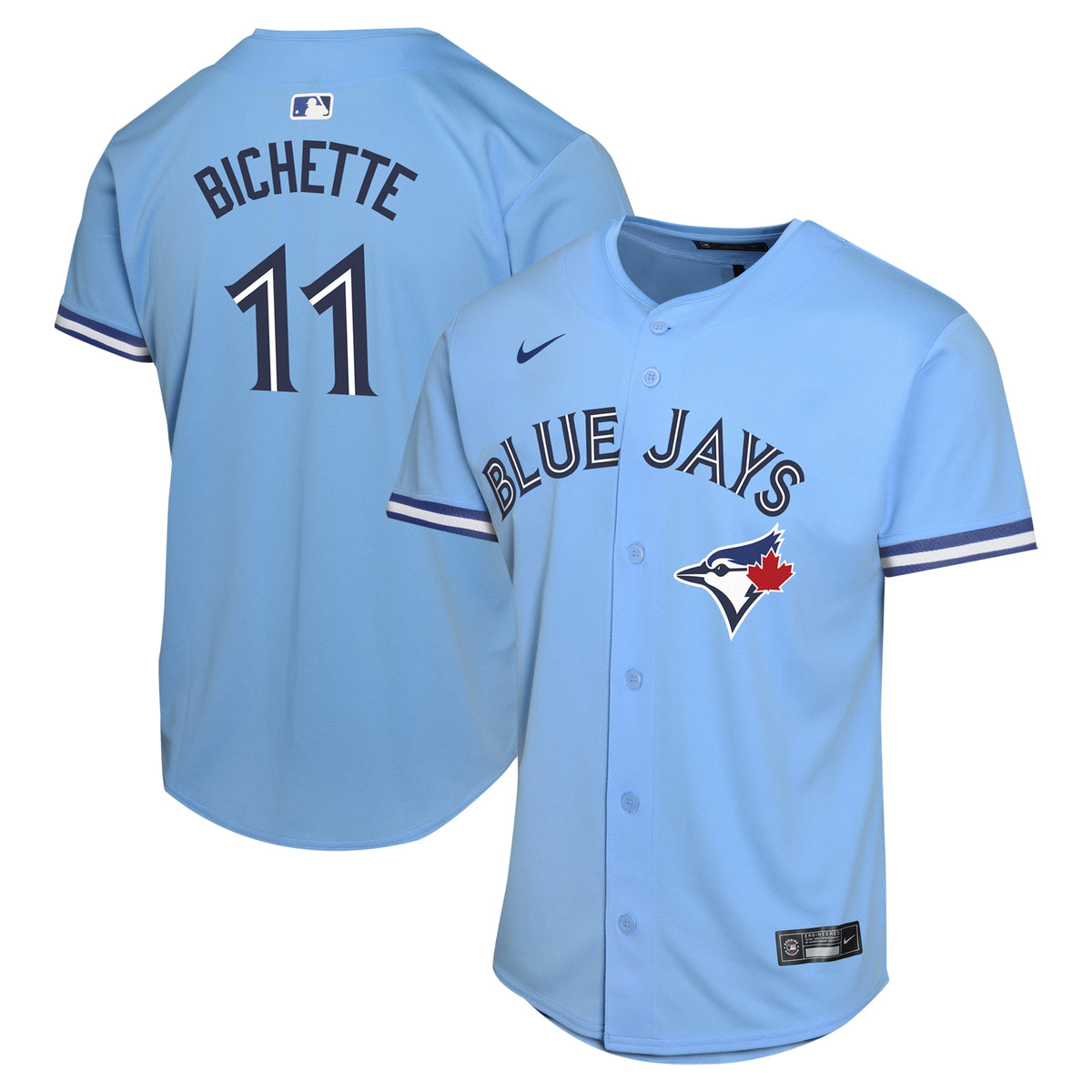 Bo Bichette Toronto Blue Jays Nike Youth Alternate Player Game Jersey Powder Blue