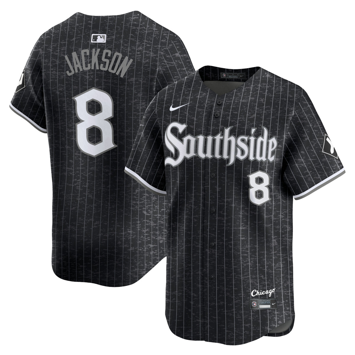 Bo Jackson Chicago White Sox Nike City Connect Retired Player Jersey Black