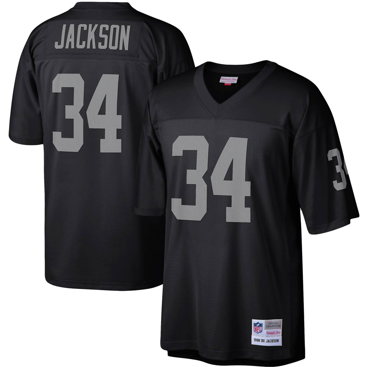 Bo Jackson Las Vegas Raiders Mitchell Ness Legacy Replica Jersey Black