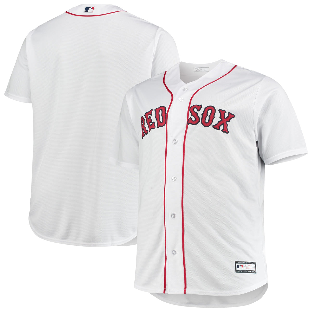 Boston Red Sox Big Tall Home Replica Team Jersey White
