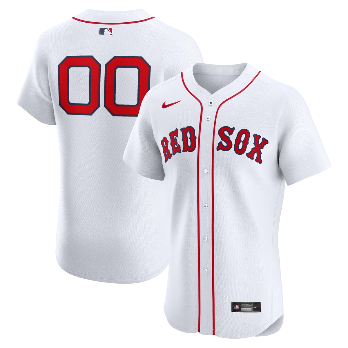 Boston Red Sox Nike Home Elite Custom Jersey White