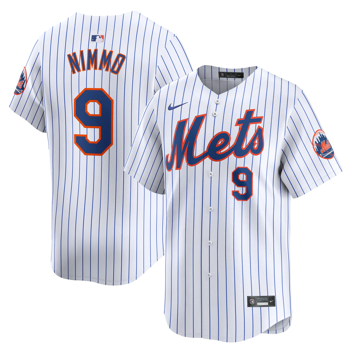 Brandon Nimmo New York Mets Nike Home Limited Player Jersey White