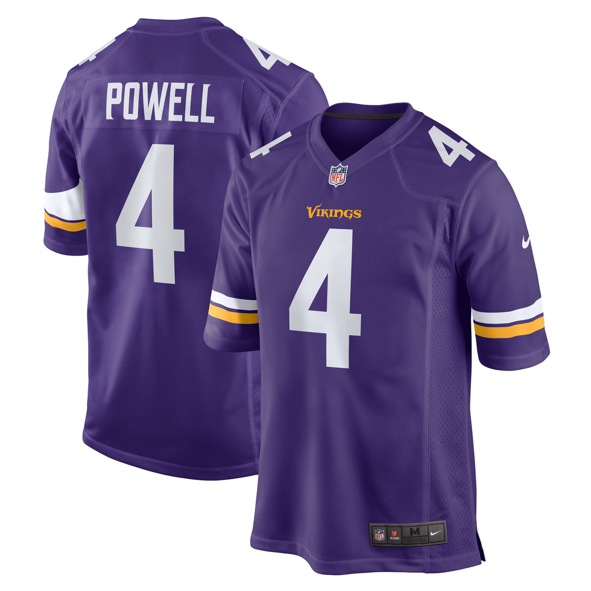 Brandon Powell Minnesota Vikings Nike Game Jersey Purple