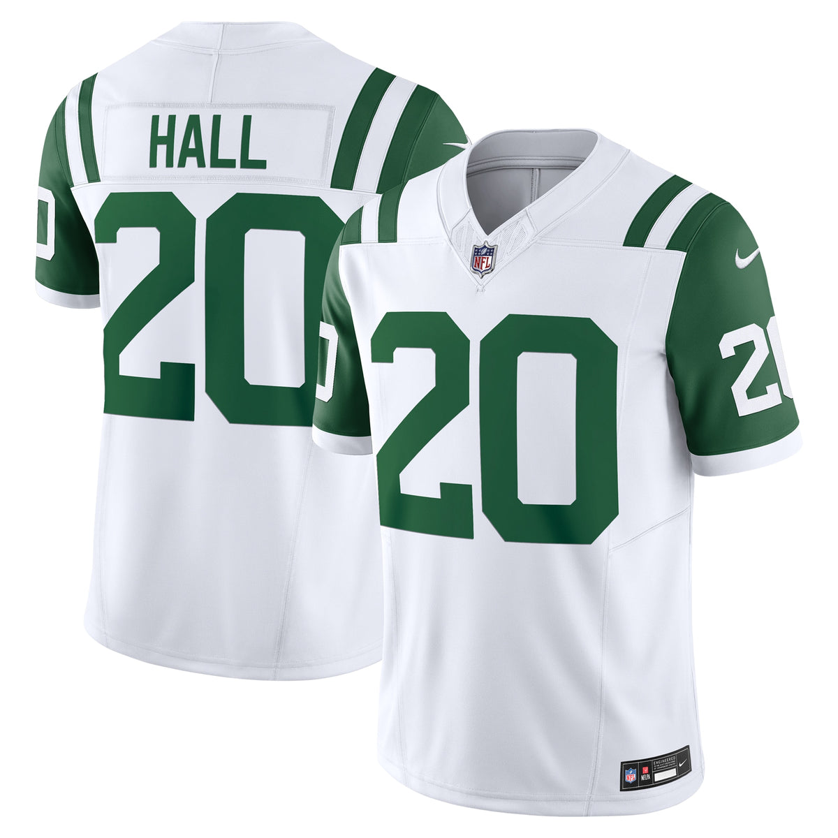 Breece Hall New York Jets Nike Classic Alternate Vapor F.U.S.E. Limited Jersey White