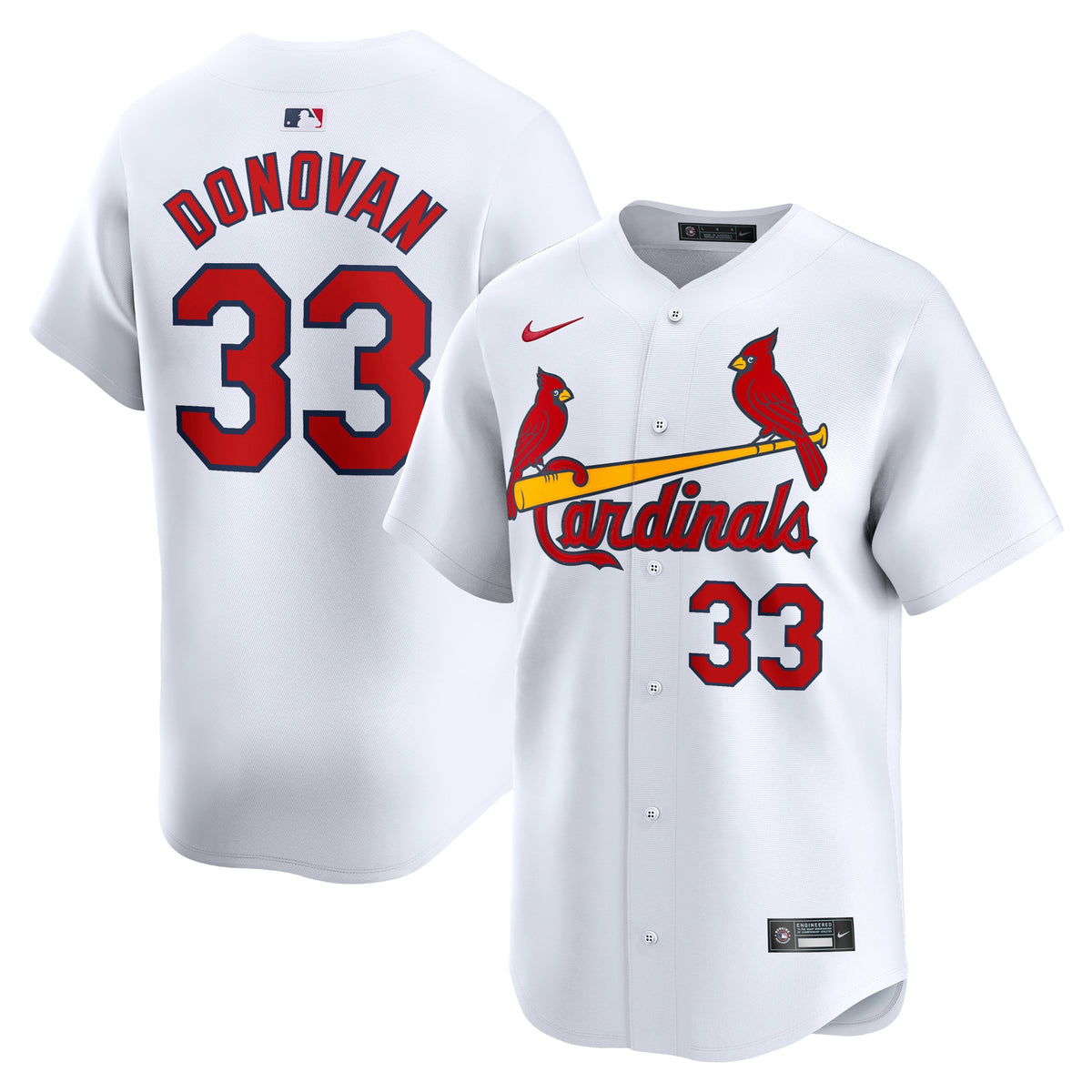 Brendan Donovan St. Louis Cardinals Nike Home Limited Player Jersey White