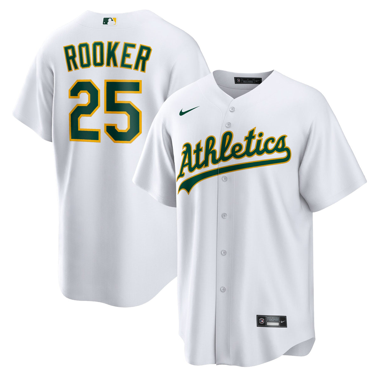 Brent Rooker Oakland Athletics Nike Home Replica Jersey White