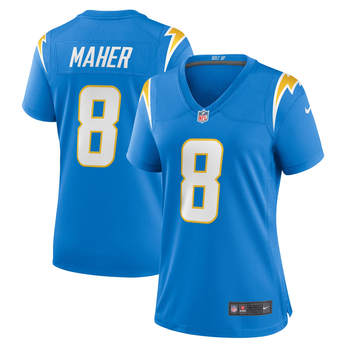 Brett Maher Los Angeles Chargers Nike Women's Team Game Jersey Powder Blue