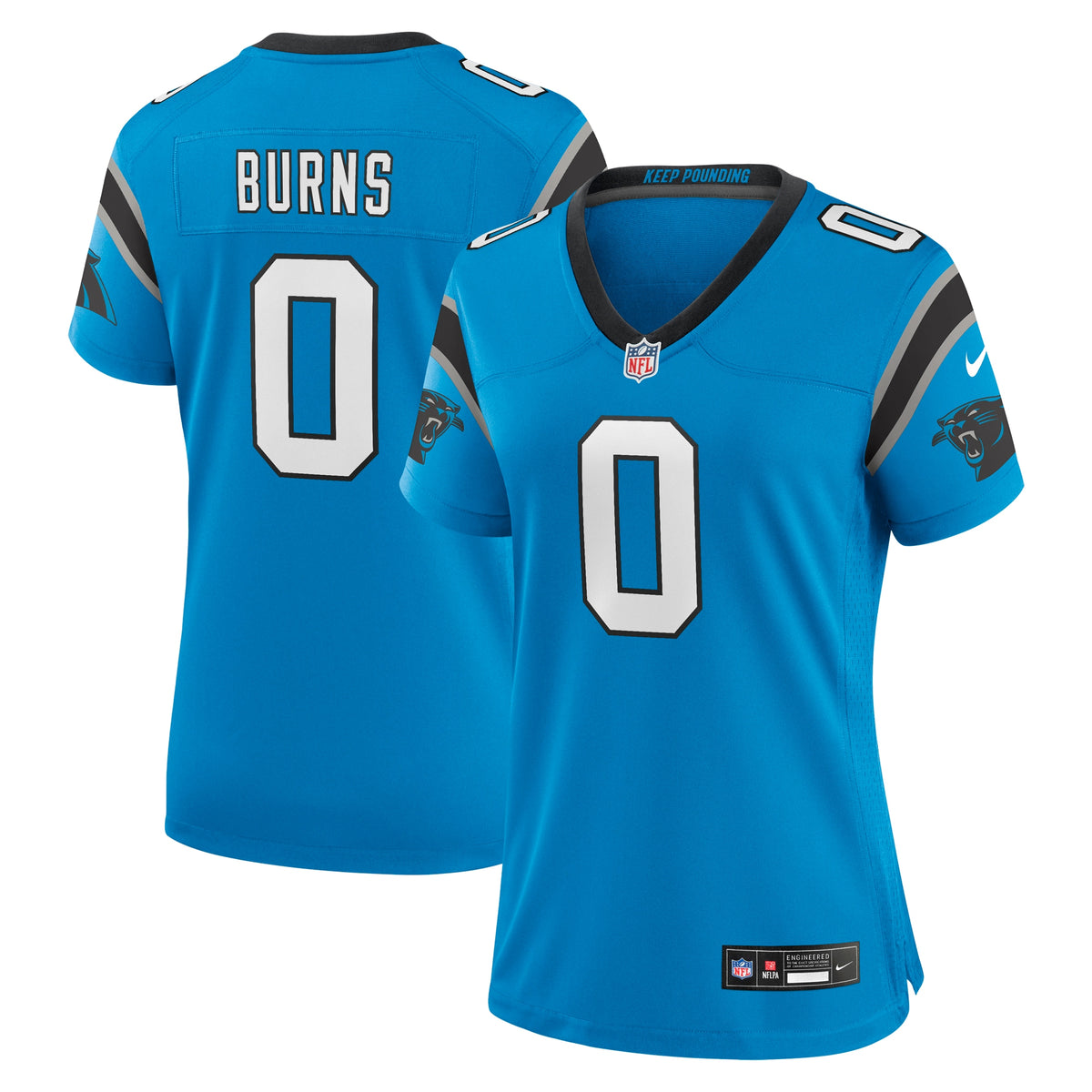 Brian Burns Carolina Panthers Nike Women's Alternate Game Jersey Blue