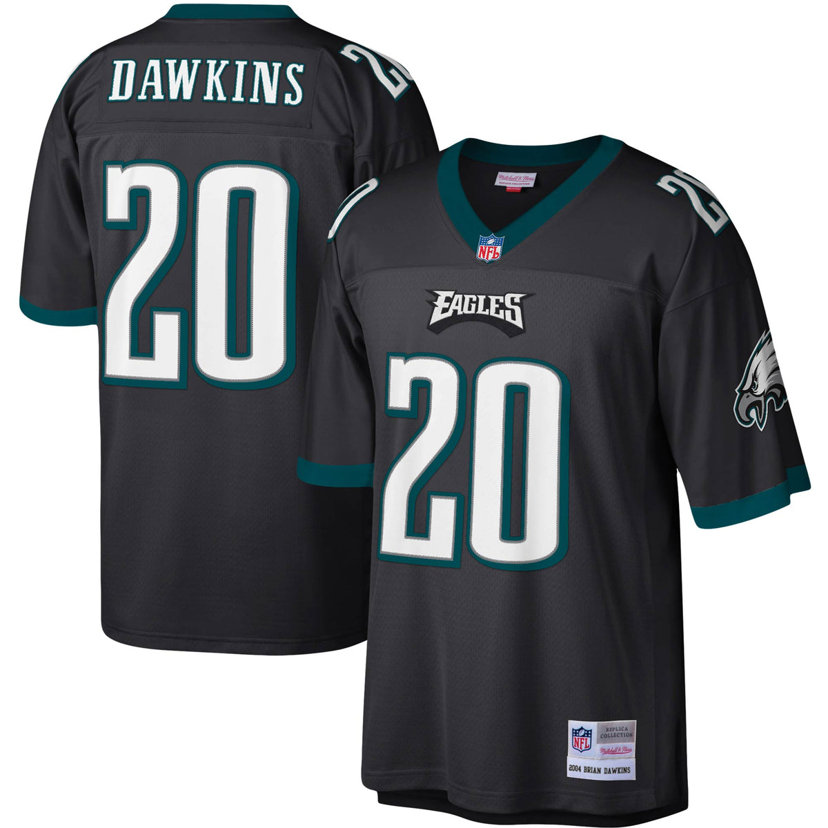 Brian Dawkins Philadelphia Eagles Mitchell Ness Legacy Replica Jersey Black