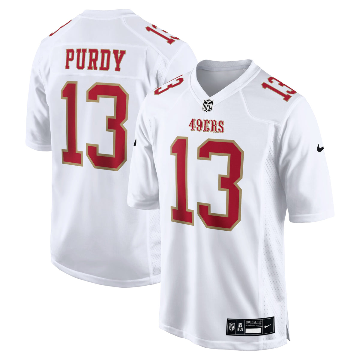 Brock Purdy San Francisco 49ers Nike Fashion Game Jersey Tundra White