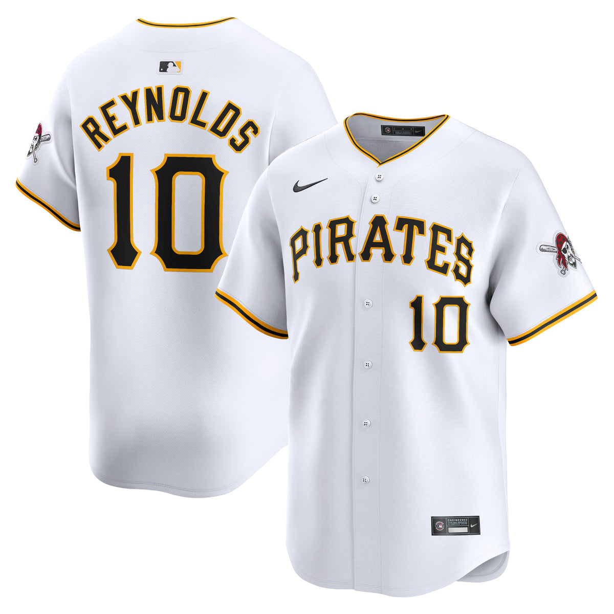 Bryan Reynolds Pittsburgh Pirates Nike Home Limited Player Jersey White