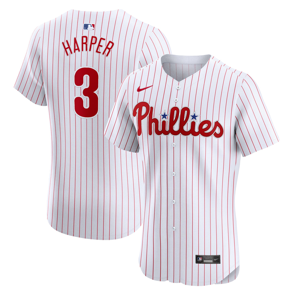 Bryce Harper Philadelphia Phillies Nike Home Elite Jersey White