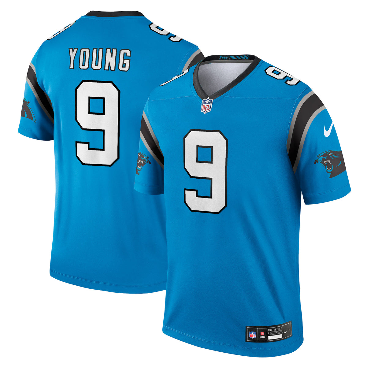 Bryce Young Carolina Panthers Nike Legend Jersey Blue
