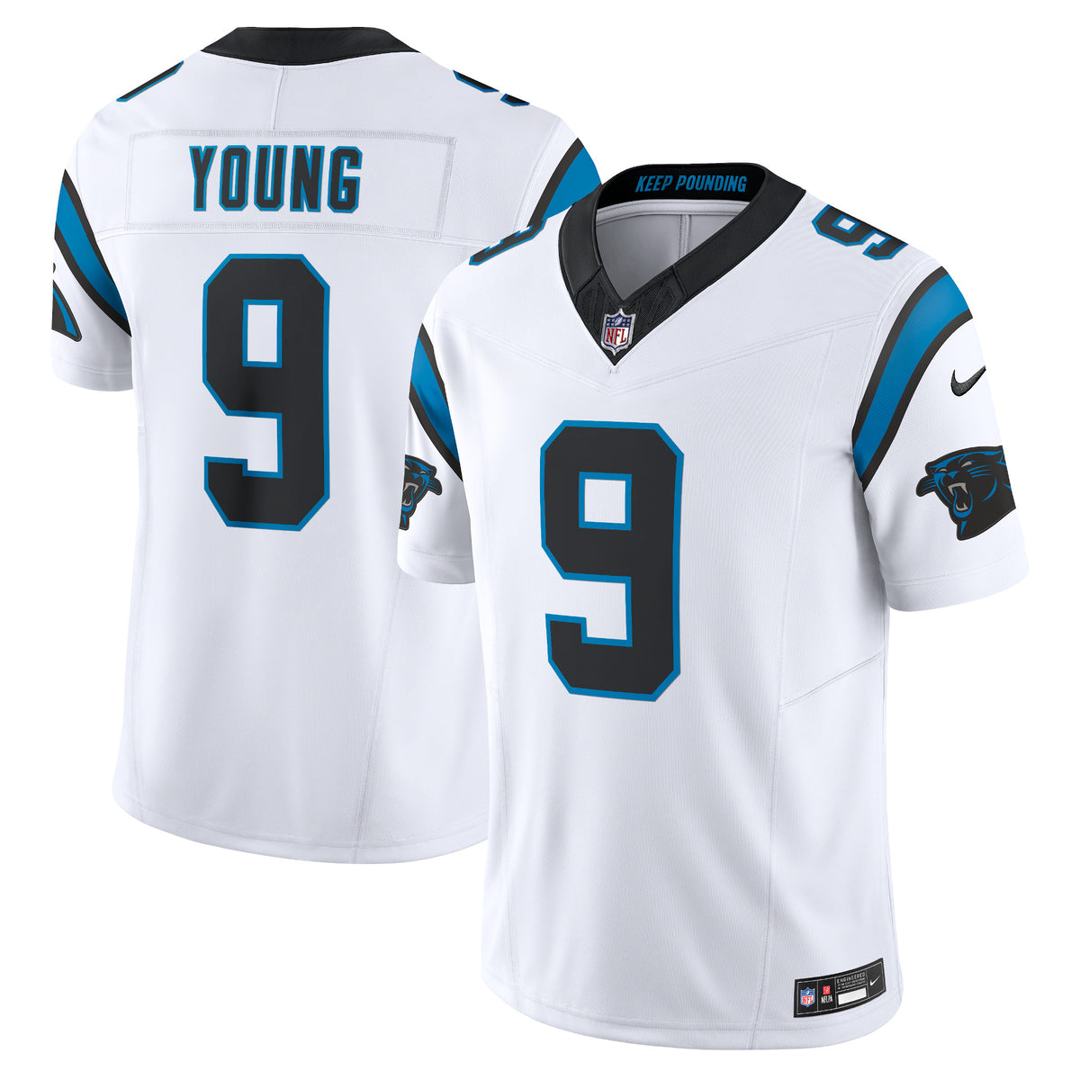 Bryce Young Carolina Panthers Nike Vapor F.U.S.E. Limited Jersey White