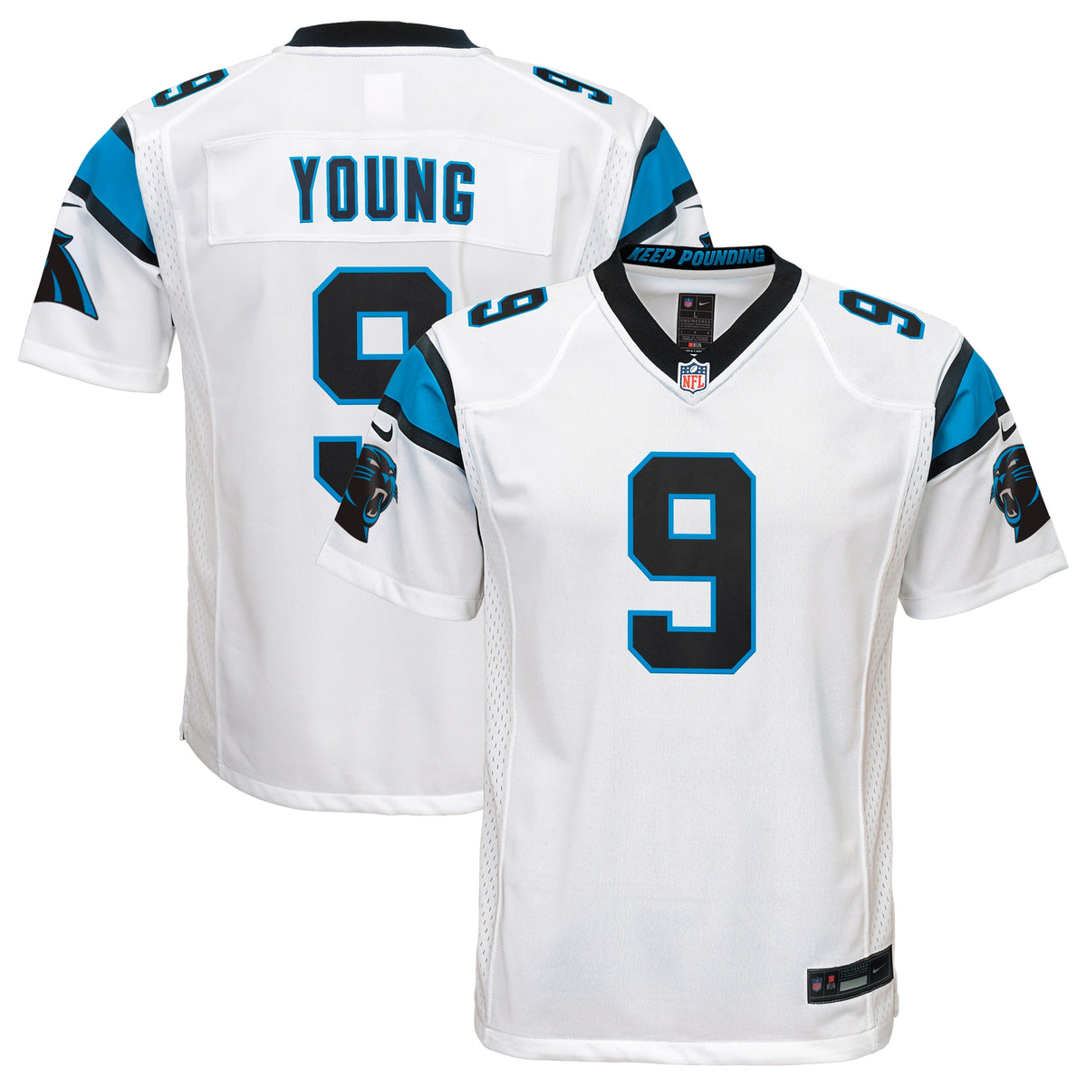 Bryce Young Carolina Panthers Nike Youth Game Jersey White