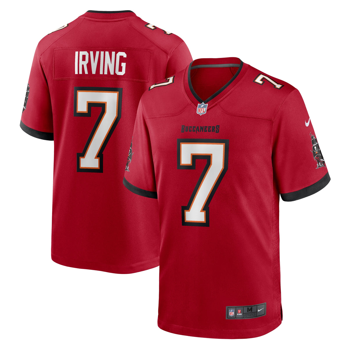 Bucky Irving Tampa Bay Buccaneers Nike Game Jersey Red