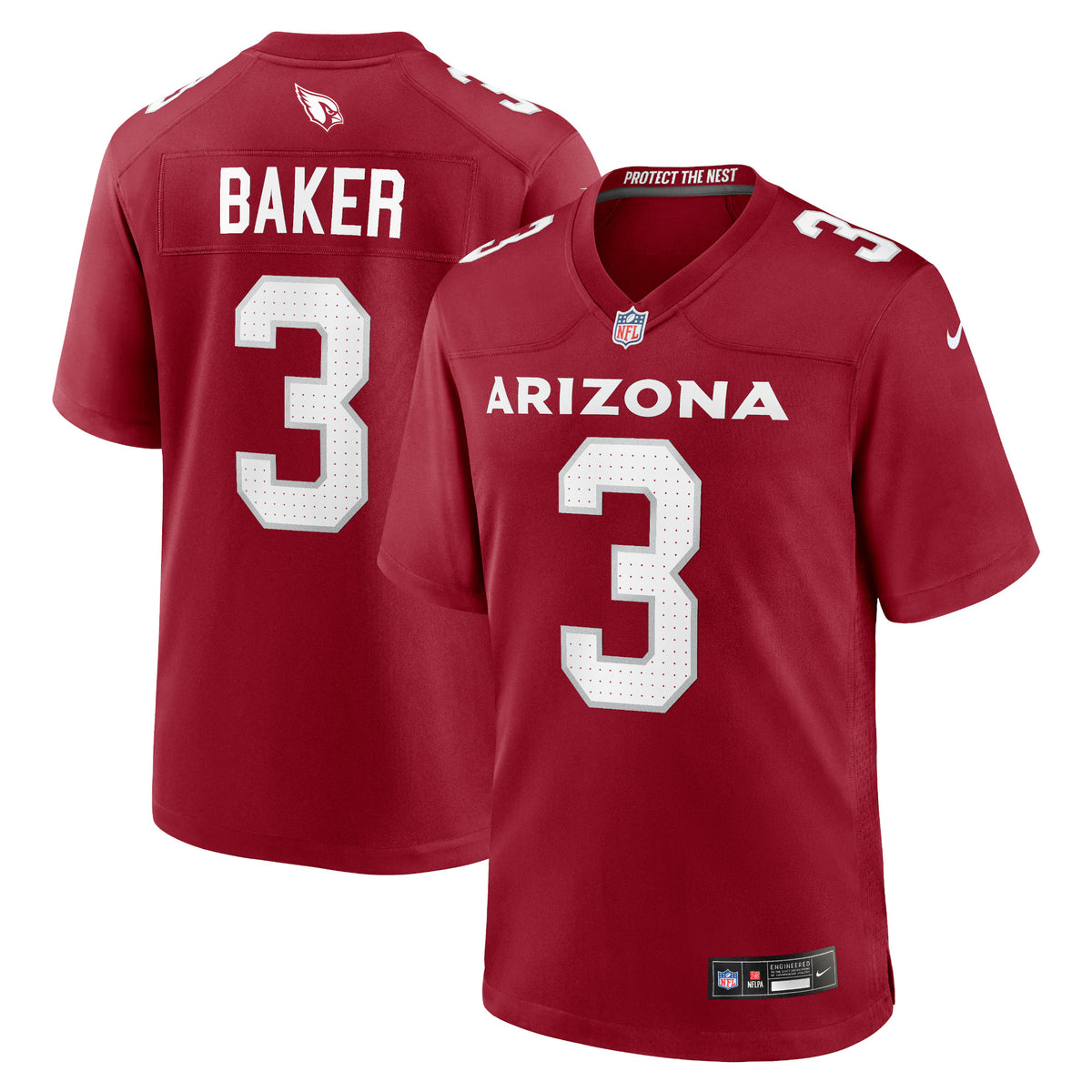 Budda Baker Arizona Cardinals Nike Game Player Jersey Cardinal
