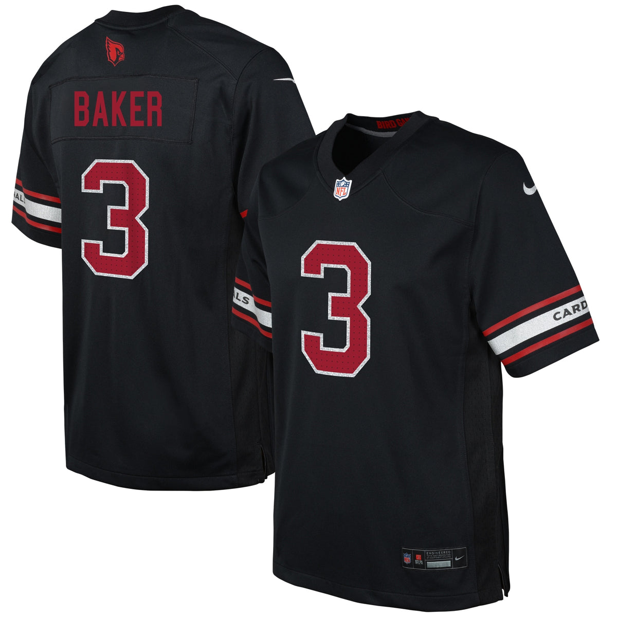 Budda Baker Arizona Cardinals Nike Youth Game Jersey Black