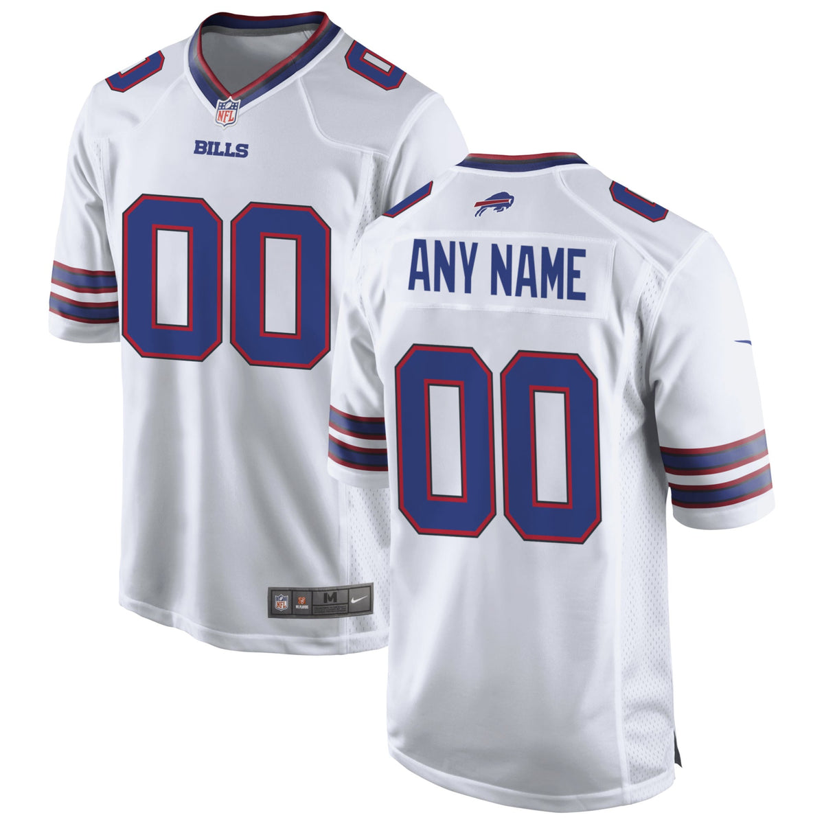 Buffalo Bills Nike Custom Game Jersey White