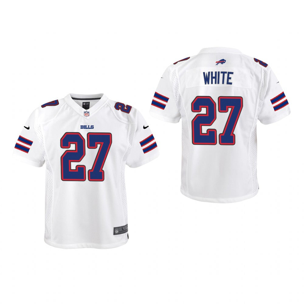 Buffalo Bills Tre&'Davious White White Jersey Game Youth