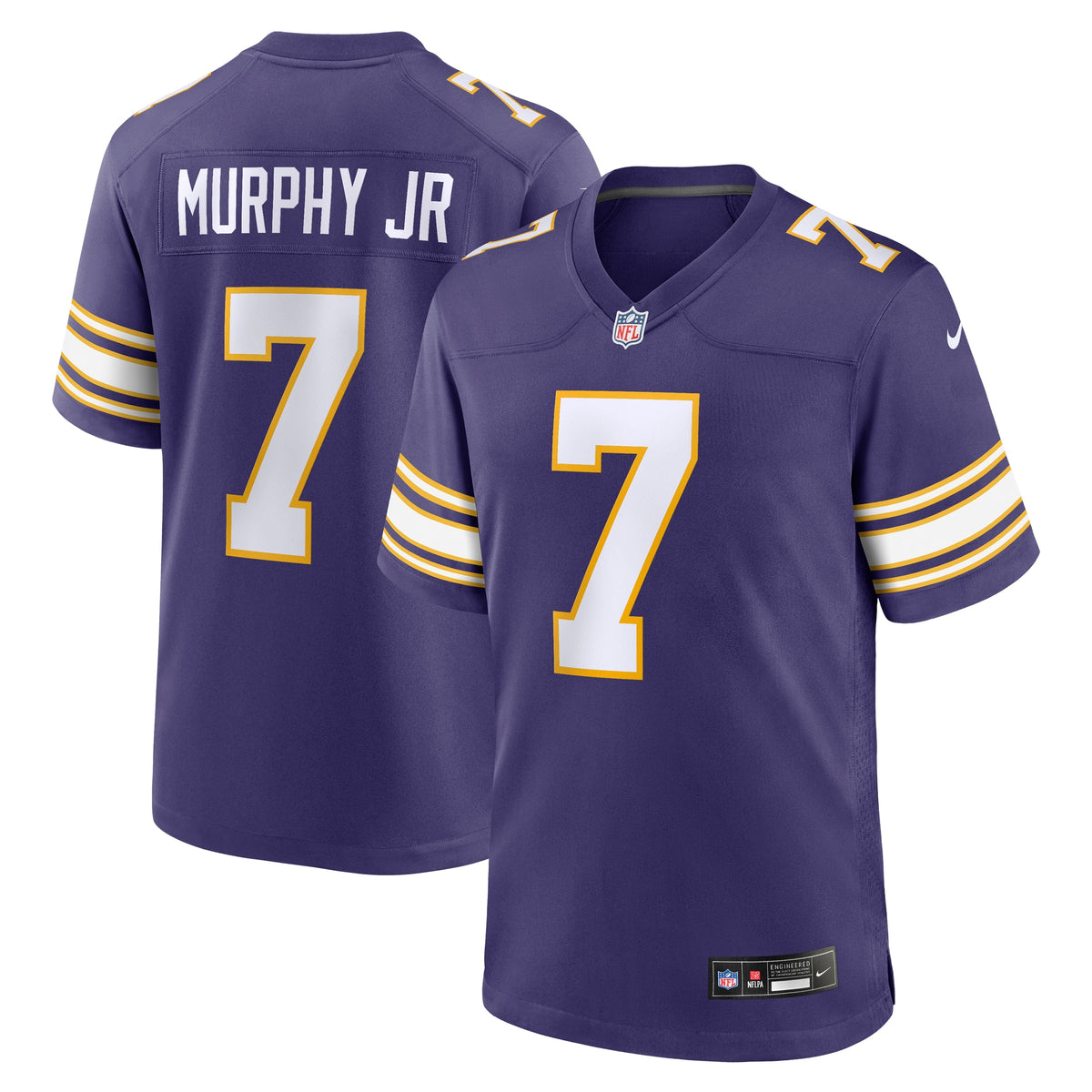 Byron Murphy Jr. Minnesota Vikings Nike Classic Player Game Jersey Purple
