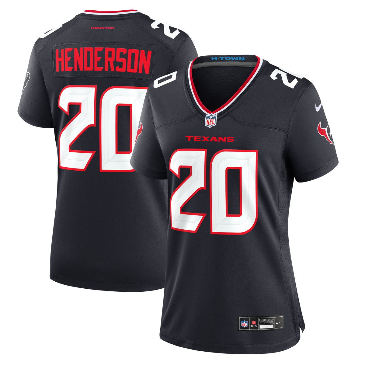 C.J. Henderson Houston Texans Nike Women's Team Game Jersey Navy