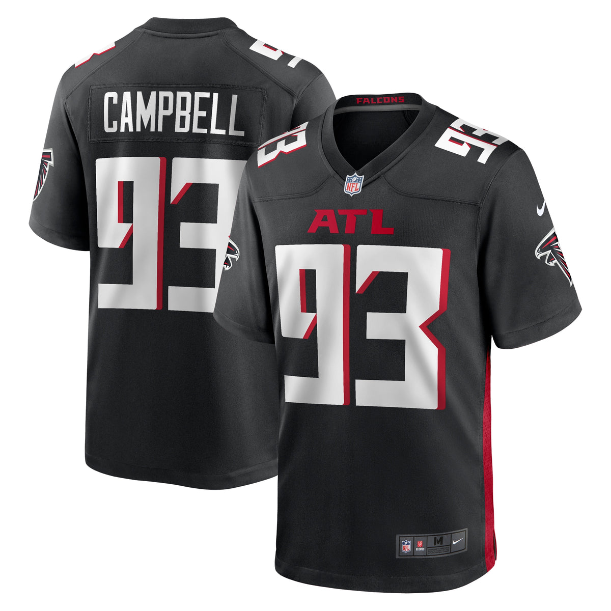 Calais Campbell Atlanta Falcons Nike Game Player Jersey Black