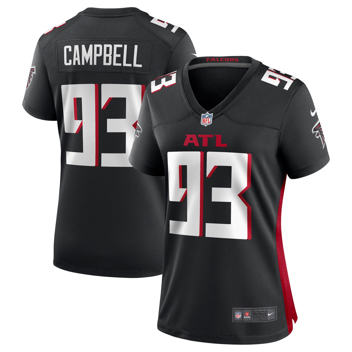 Calais Campbell Atlanta Falcons Nike Women's Game Player Jersey Red