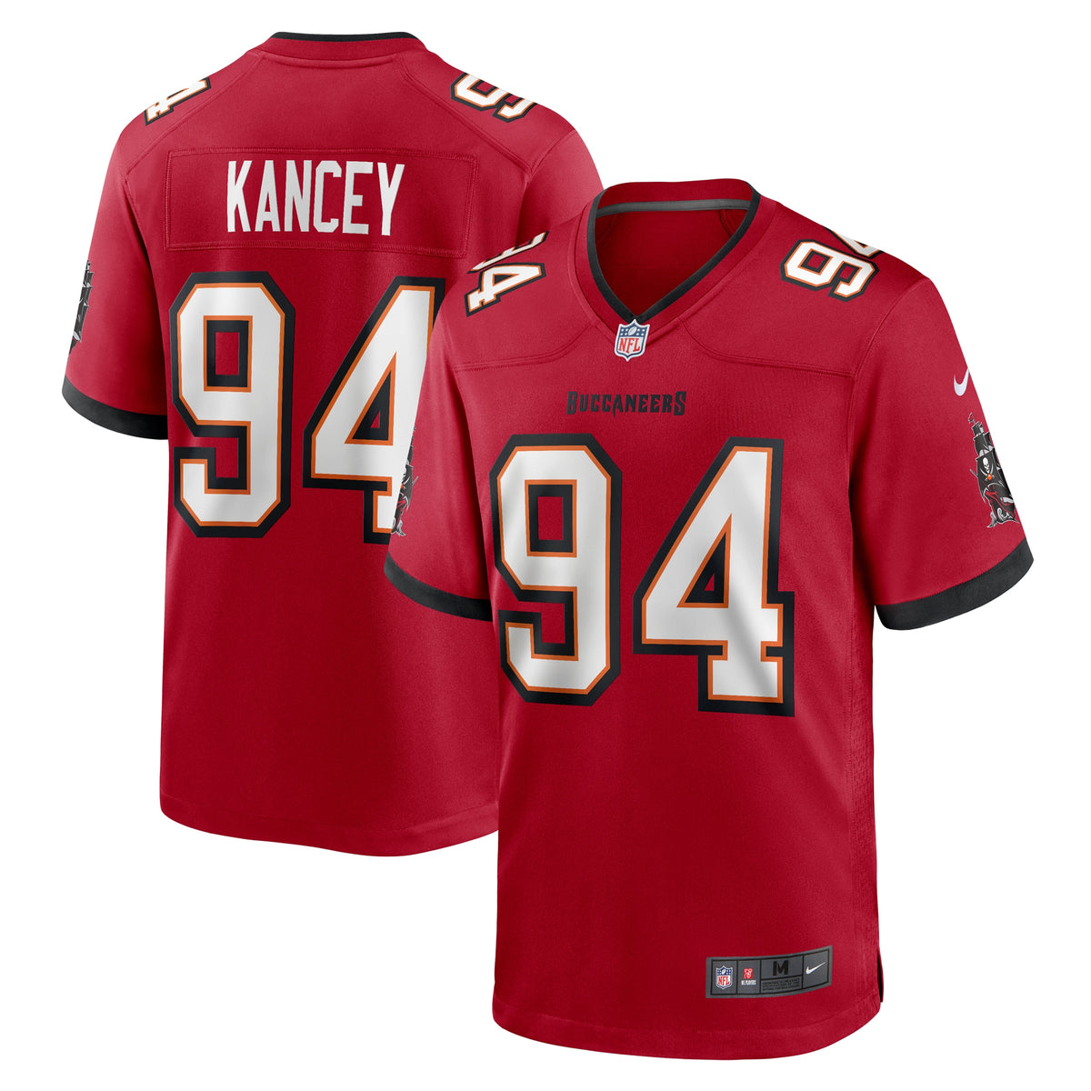 Calijah Kancey Tampa Bay Buccaneers Nike 2023 NFL Draft First Round Pick Game Jersey Red