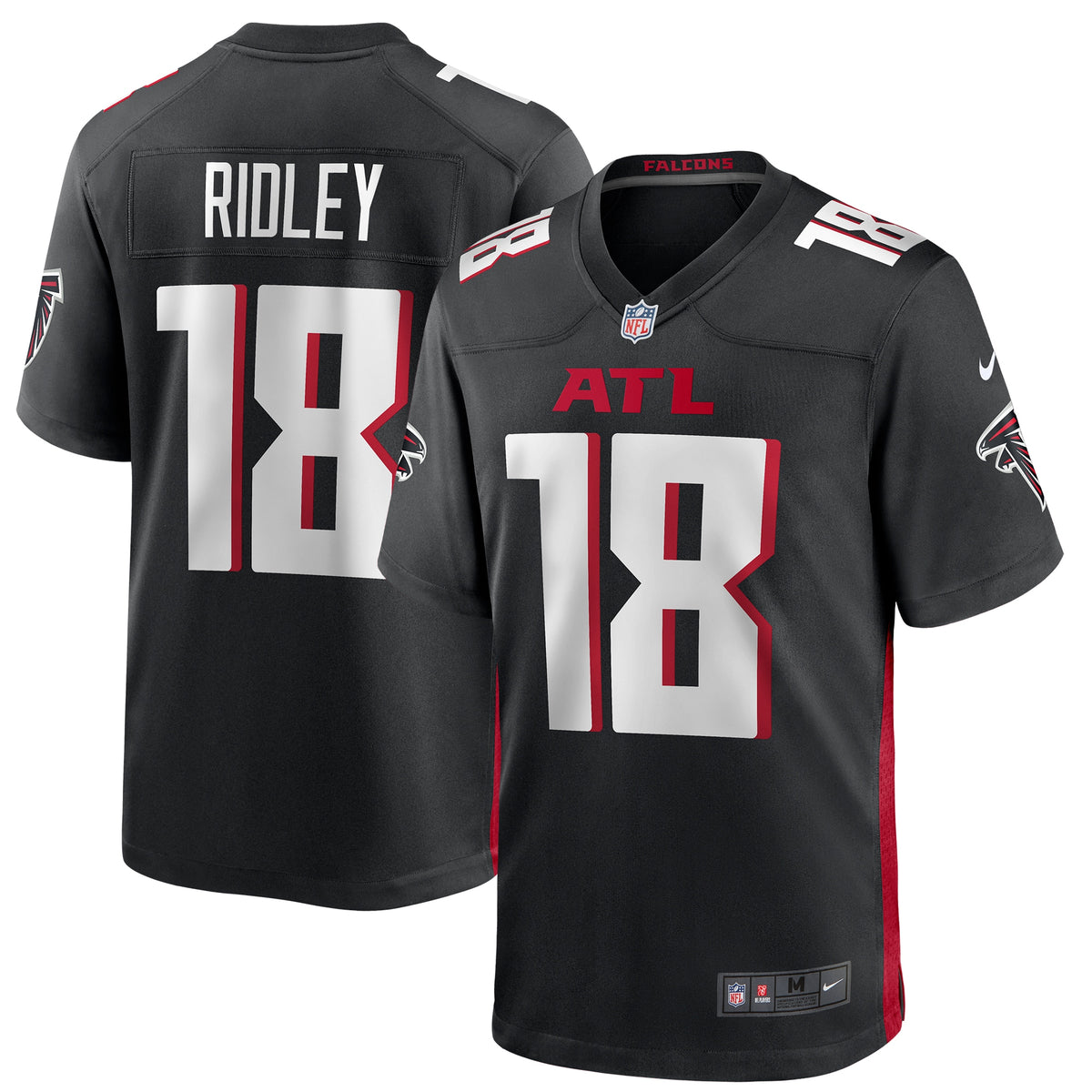Calvin Ridley Atlanta Falcons Nike Game Player Jersey Black