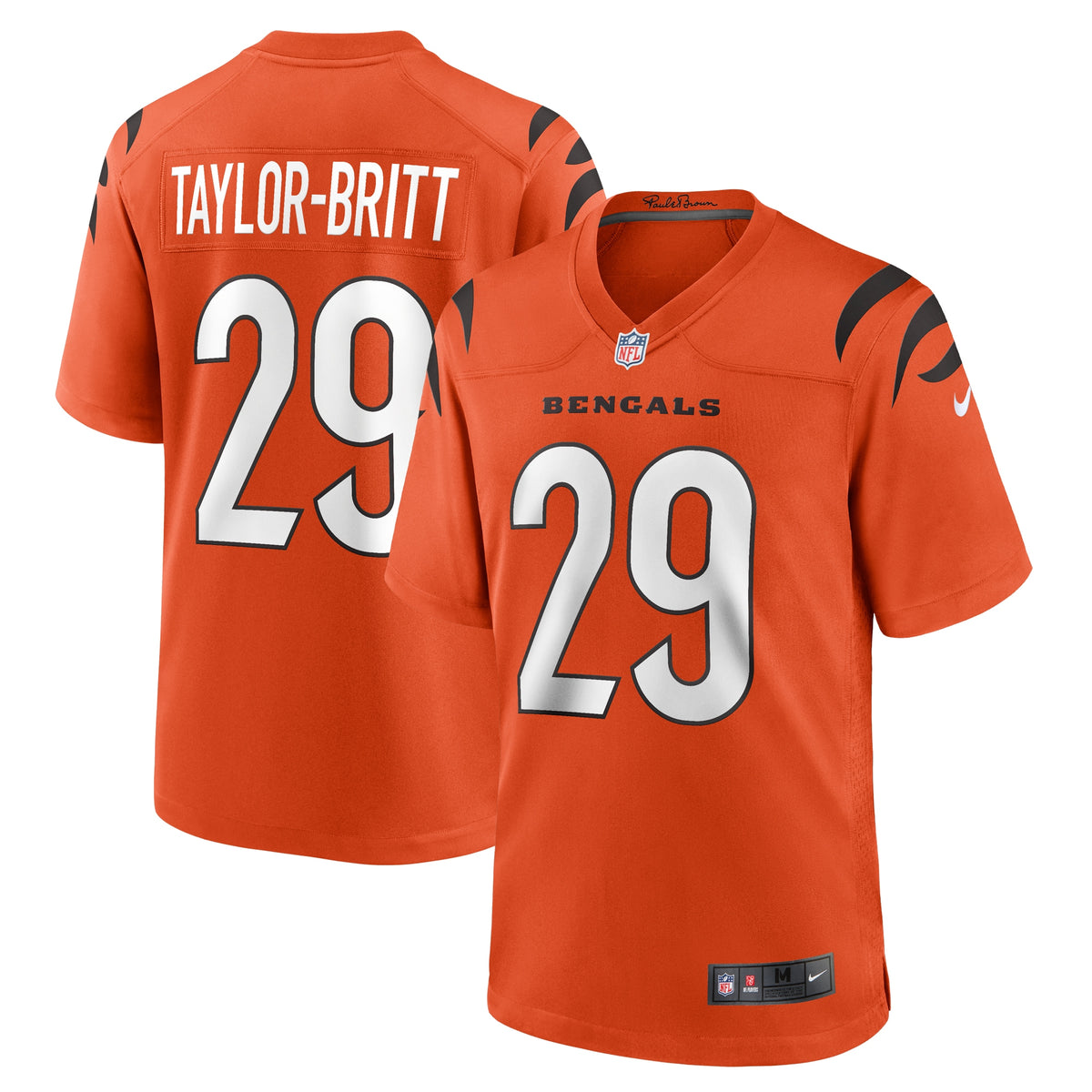 Cam Taylor-Britt Cincinnati Bengals Nike Alternate Game Jersey Orange