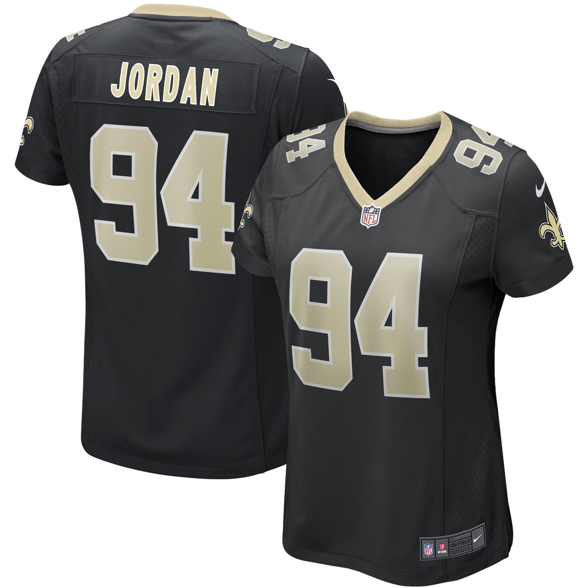 Cameron Jordan New Orleans Saints Nike Women's Game Jersey Black