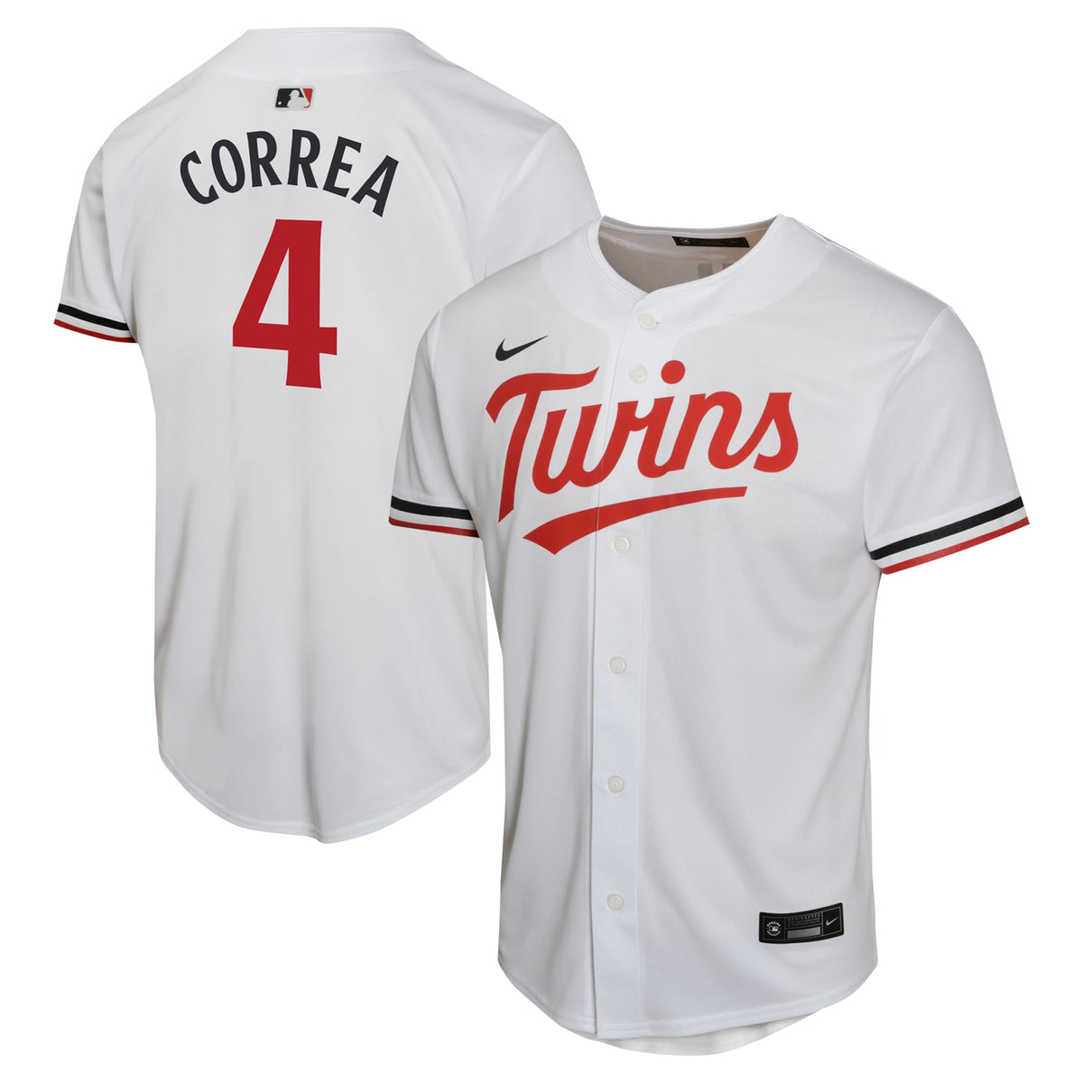 Carlos Correa Minnesota Twins Nike Youth Home Game Player Jersey White