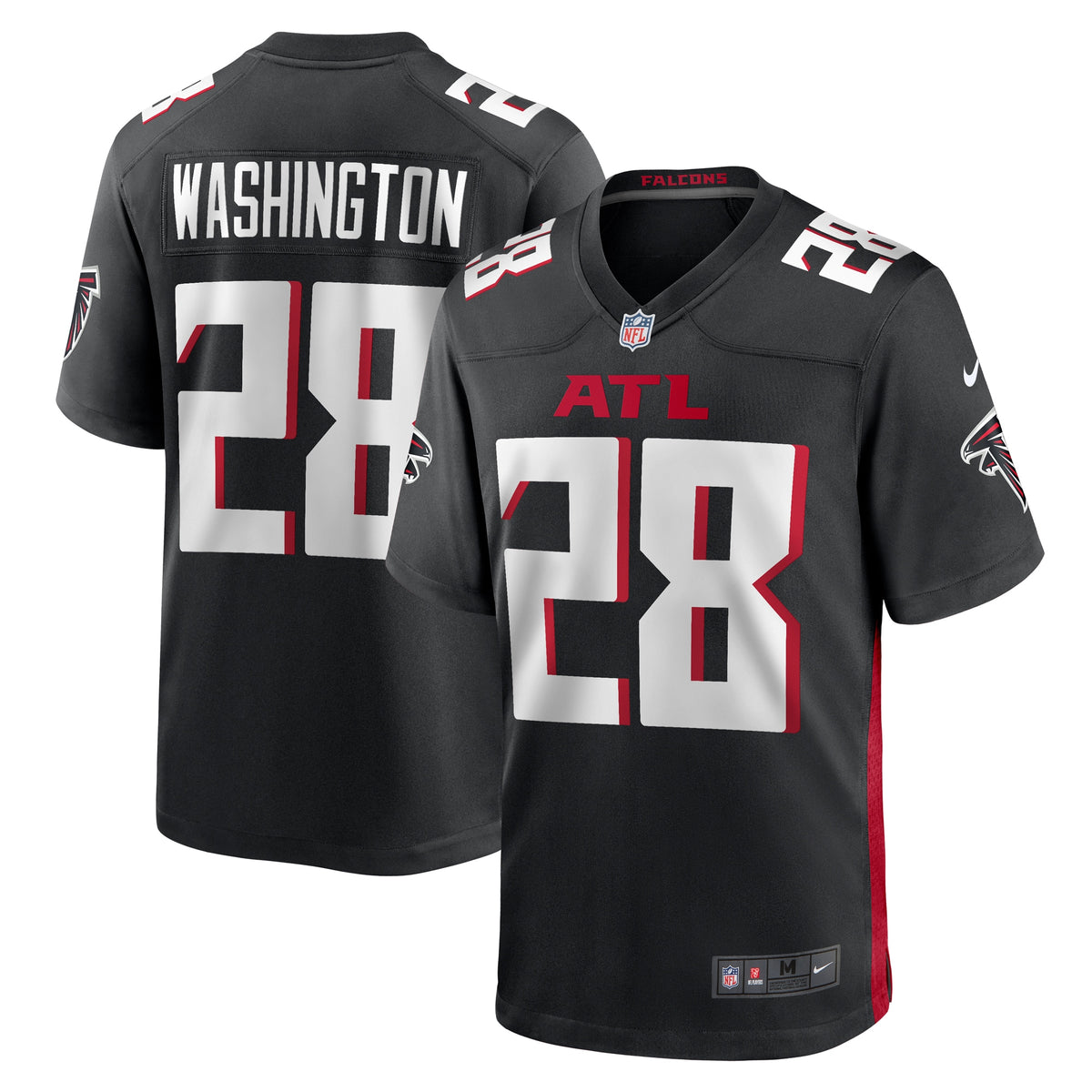 Carlos Washington Atlanta Falcons Nike Game Jersey Black