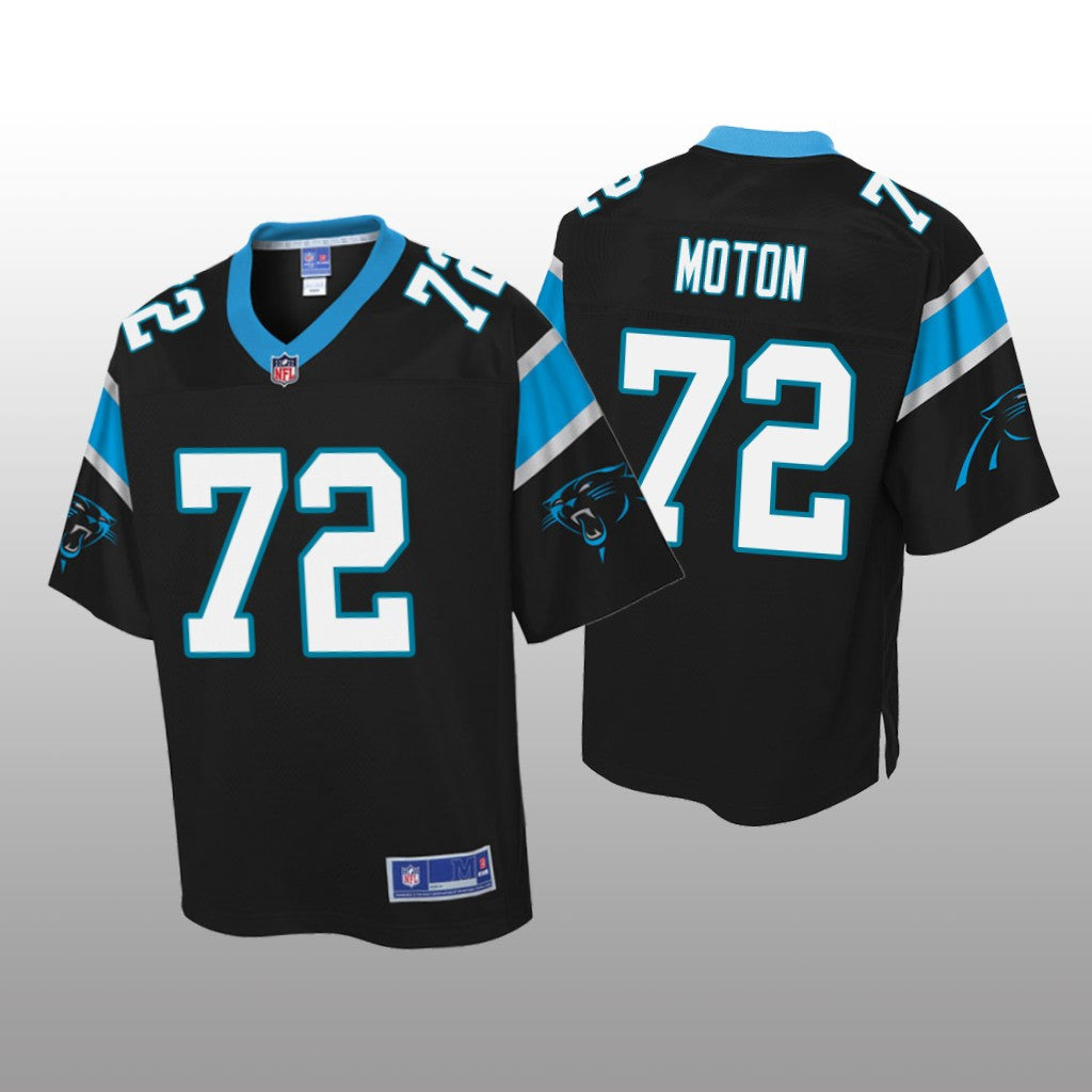 Carolina Panthers #72 Black Taylor Moton Pro Line Jersey Youth