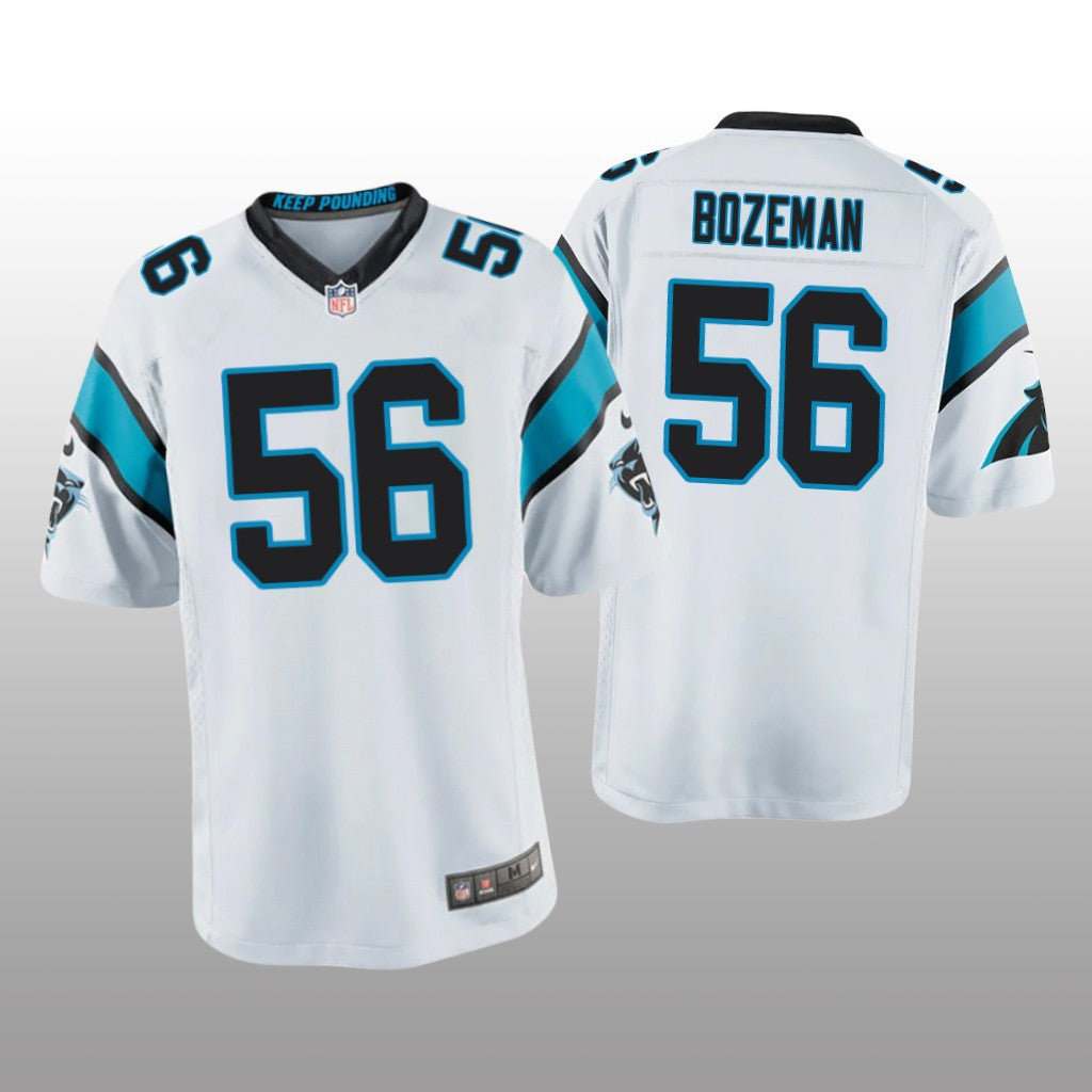 Carolina Panthers Bradley Bozeman White Jersey Game Youth