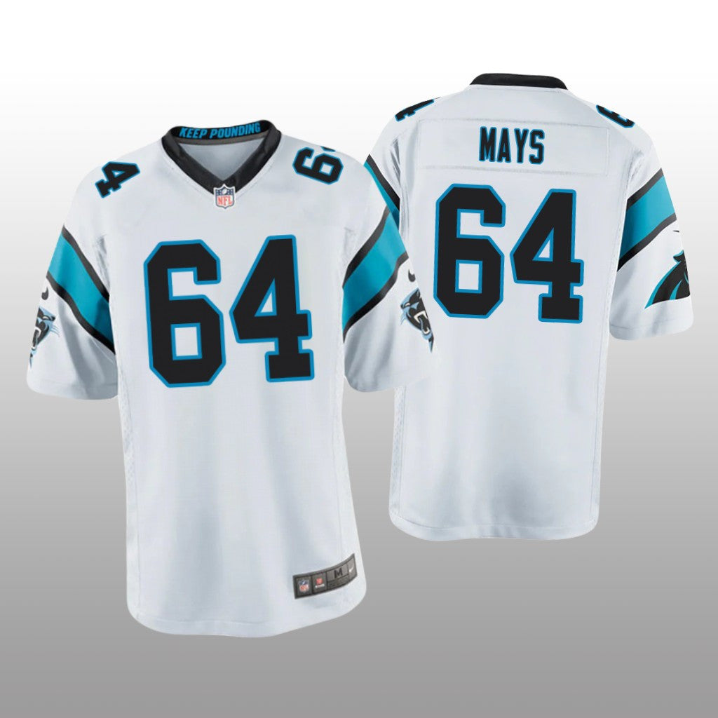 Carolina Panthers Cade Mays White Jersey Game Youth