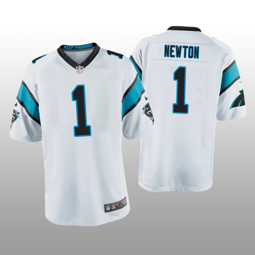 Carolina Panthers Cam Newton White Jersey Game Youth