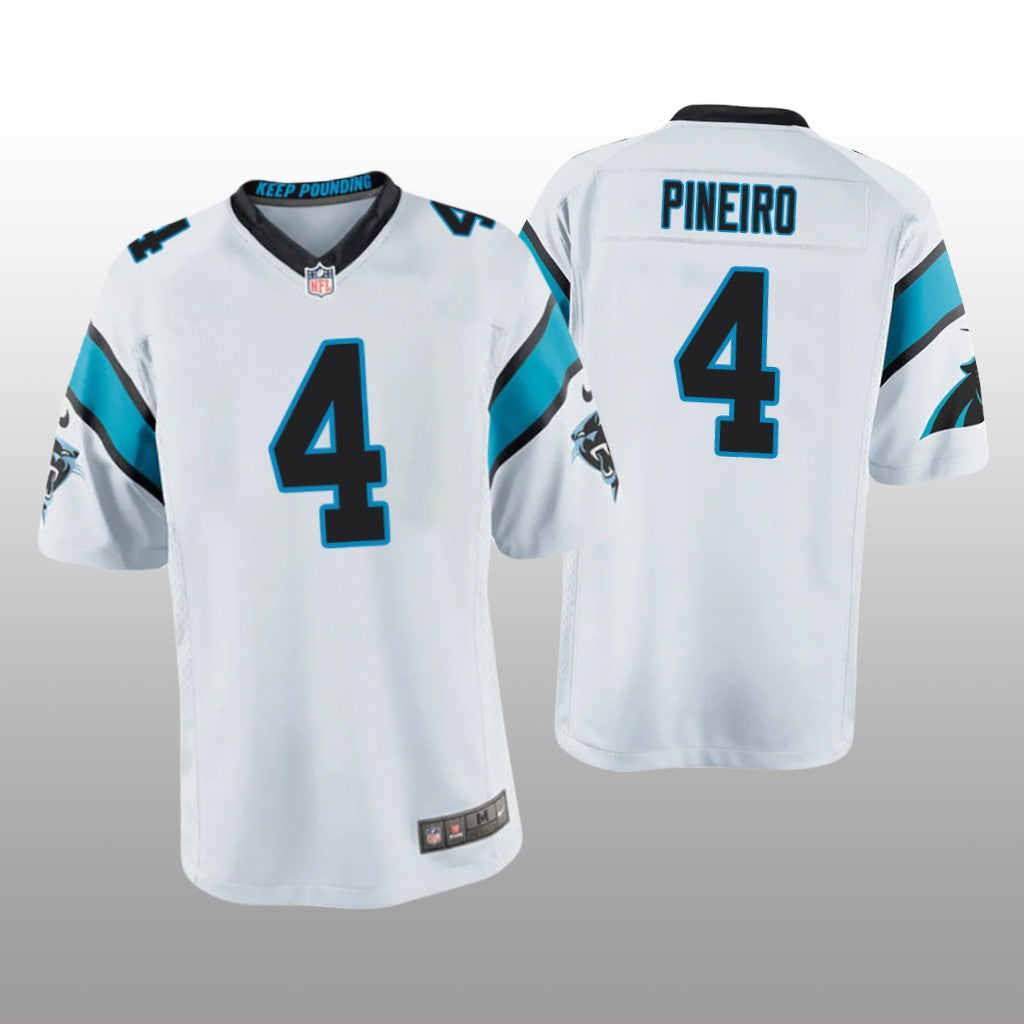 Carolina Panthers Eddy Pineiro White Jersey Game Youth