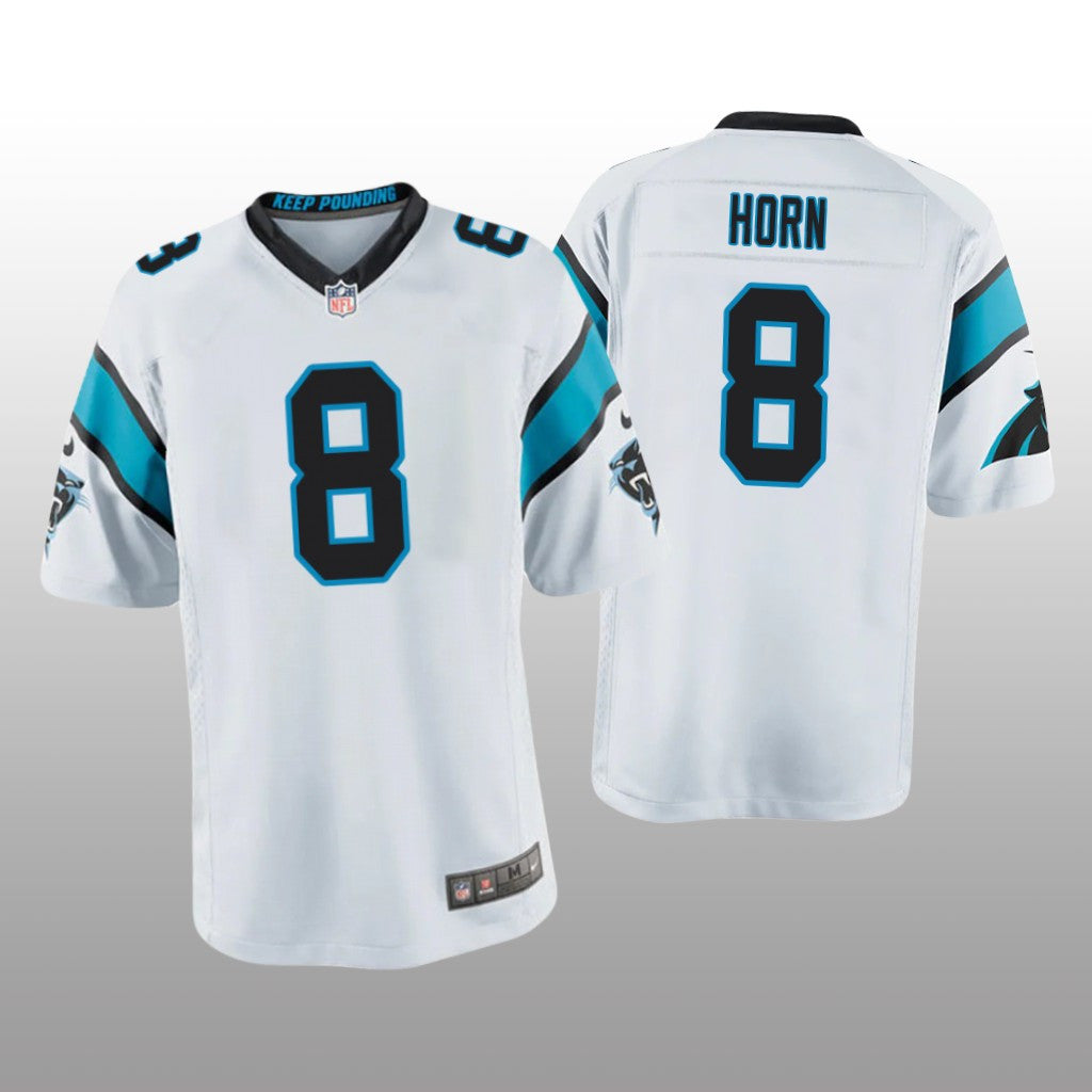 Carolina Panthers Jaycee Horn White Jersey Game Youth