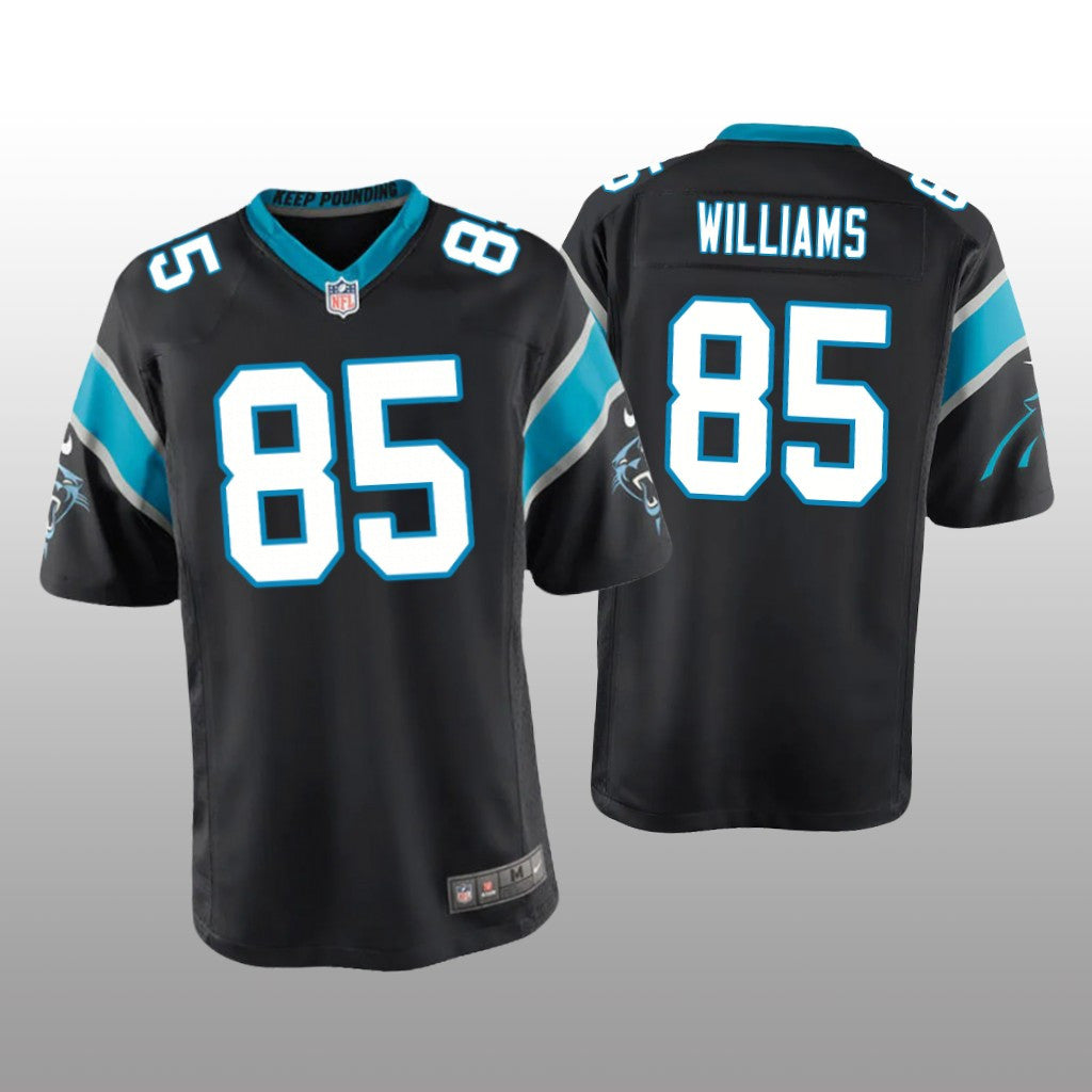 Carolina Panthers Preston Williams Black Jersey Game Youth