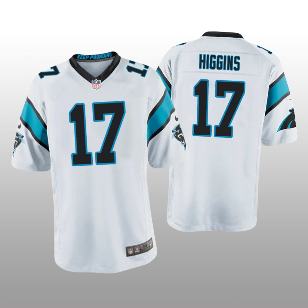 Carolina Panthers Rashard Higgins White Jersey Game Youth